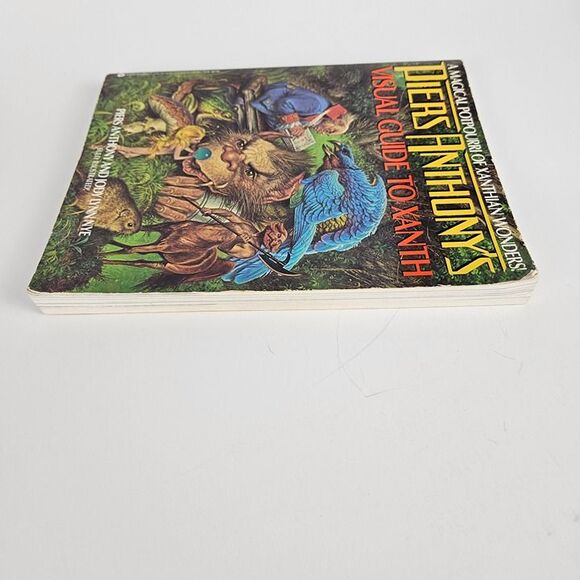 Book Piers Anthony & Jody Nye VISUAL GUIDE TO XANTH Xanthian Wonders Vintage '89 - Picture 5 of 10